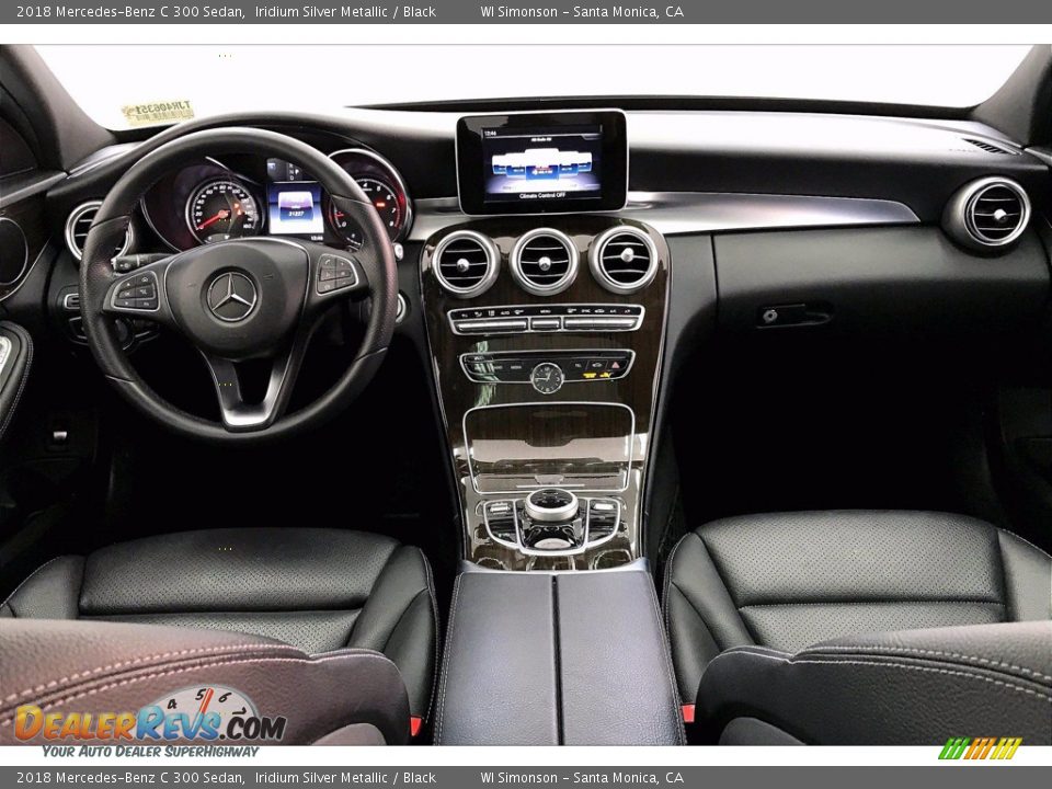 2018 Mercedes-Benz C 300 Sedan Iridium Silver Metallic / Black Photo #15