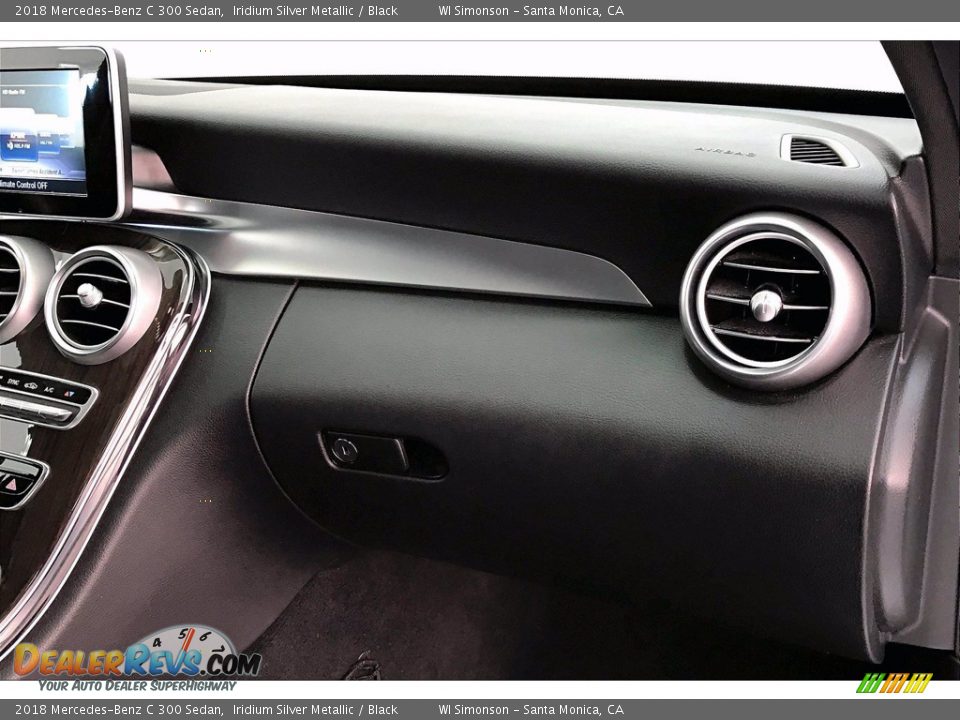 2018 Mercedes-Benz C 300 Sedan Iridium Silver Metallic / Black Photo #16
