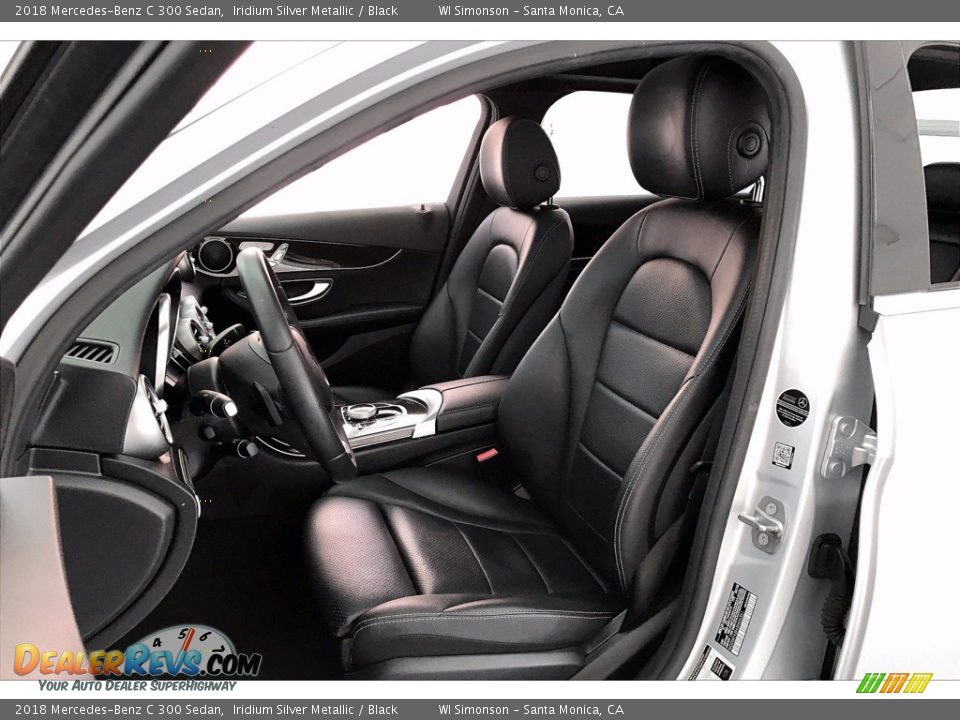 2018 Mercedes-Benz C 300 Sedan Iridium Silver Metallic / Black Photo #18
