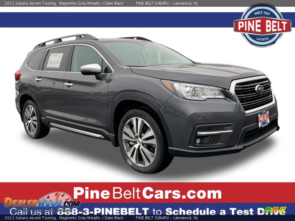 2021 Subaru Ascent Touring Magnetite Gray Metallic / Slate Black Photo #1