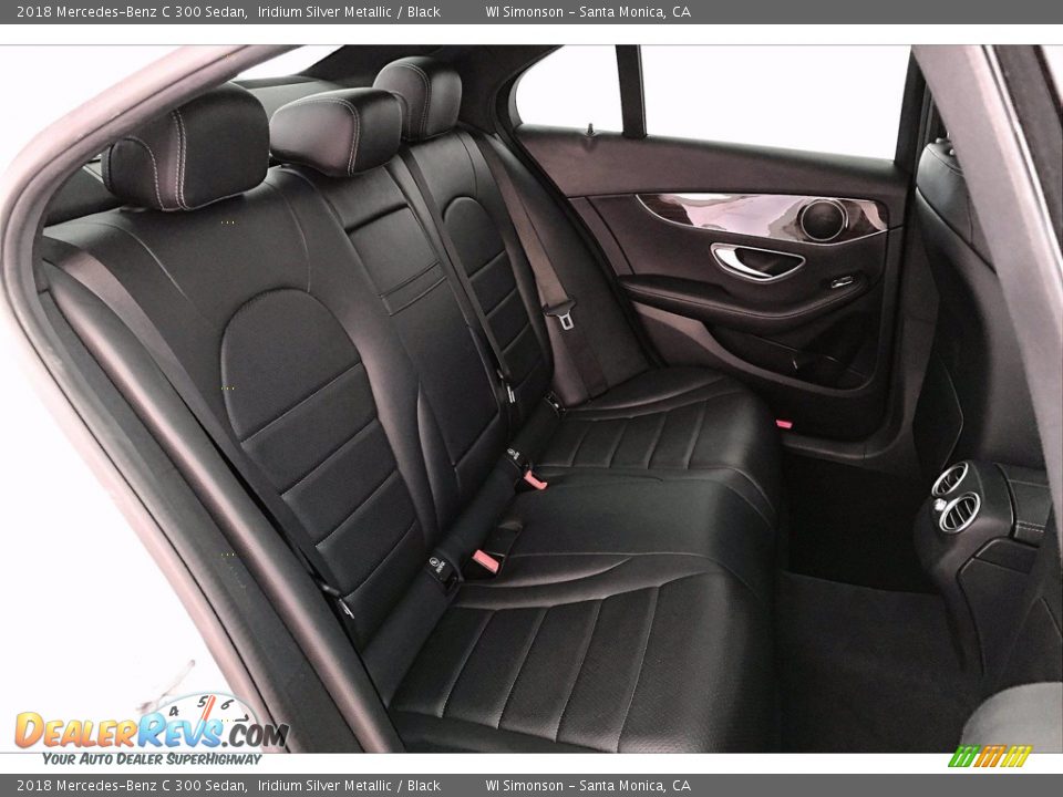 2018 Mercedes-Benz C 300 Sedan Iridium Silver Metallic / Black Photo #19