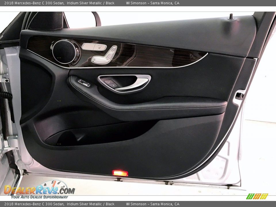 2018 Mercedes-Benz C 300 Sedan Iridium Silver Metallic / Black Photo #27