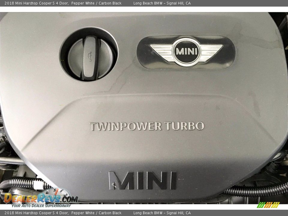 2018 Mini Hardtop Cooper S 4 Door Pepper White / Carbon Black Photo #35