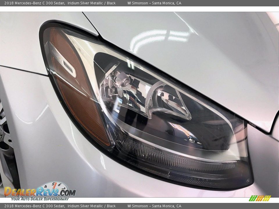 2018 Mercedes-Benz C 300 Sedan Iridium Silver Metallic / Black Photo #28