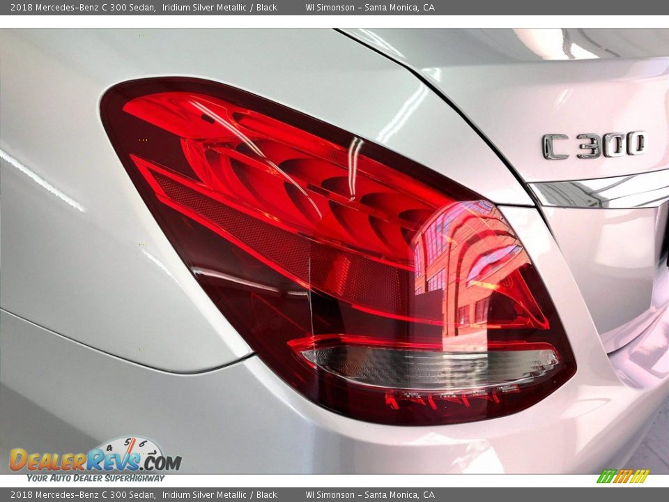 2018 Mercedes-Benz C 300 Sedan Iridium Silver Metallic / Black Photo #29