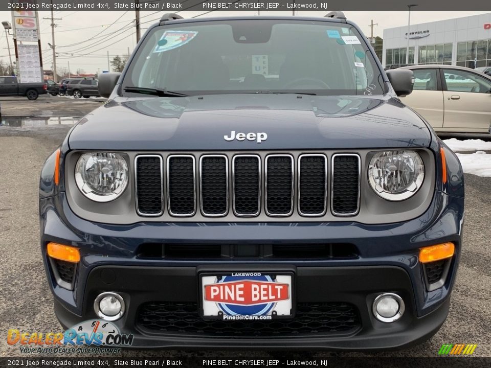 2021 Jeep Renegade Limited 4x4 Slate Blue Pearl / Black Photo #3