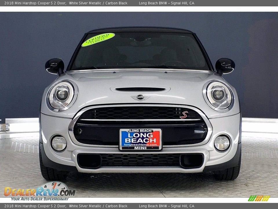 2018 Mini Hardtop Cooper S 2 Door White Silver Metallic / Carbon Black Photo #2