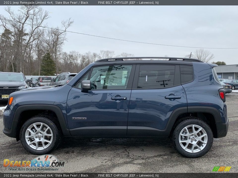 2021 Jeep Renegade Limited 4x4 Slate Blue Pearl / Black Photo #4