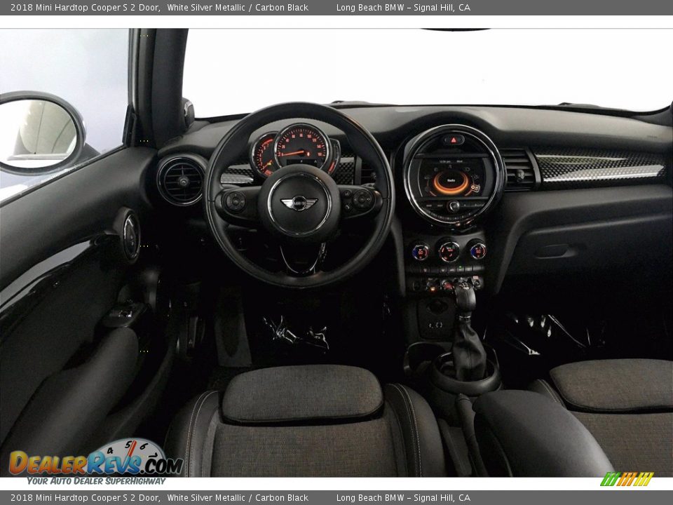 2018 Mini Hardtop Cooper S 2 Door White Silver Metallic / Carbon Black Photo #4