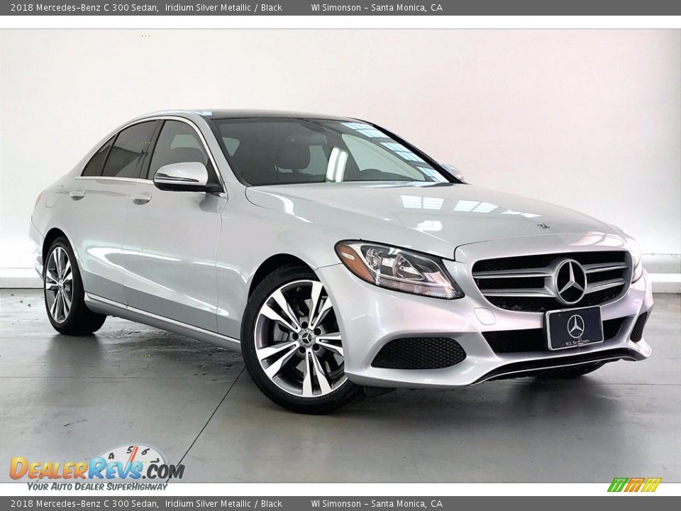 2018 Mercedes-Benz C 300 Sedan Iridium Silver Metallic / Black Photo #34