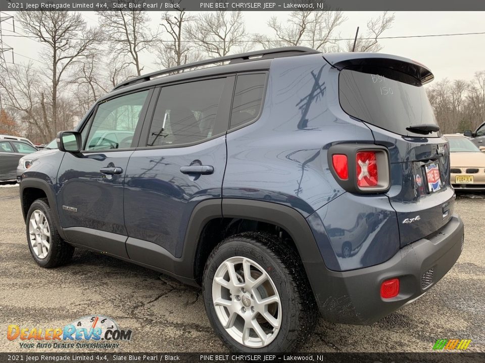 2021 Jeep Renegade Limited 4x4 Slate Blue Pearl / Black Photo #6