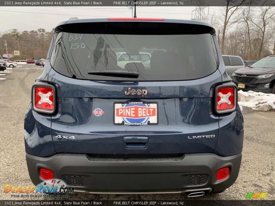 2021 Jeep Renegade Limited 4x4 Slate Blue Pearl / Black Photo #7