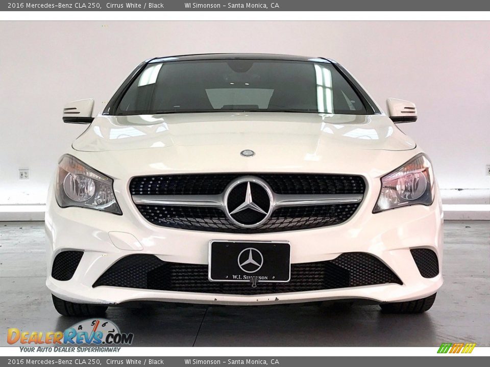 2016 Mercedes-Benz CLA 250 Cirrus White / Black Photo #2