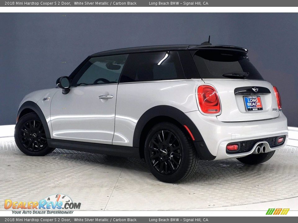 2018 Mini Hardtop Cooper S 2 Door White Silver Metallic / Carbon Black Photo #10