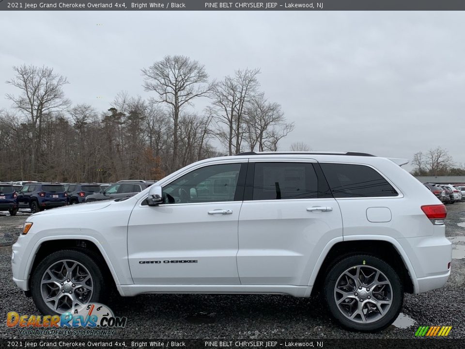 Bright White 2021 Jeep Grand Cherokee Overland 4x4 Photo #4