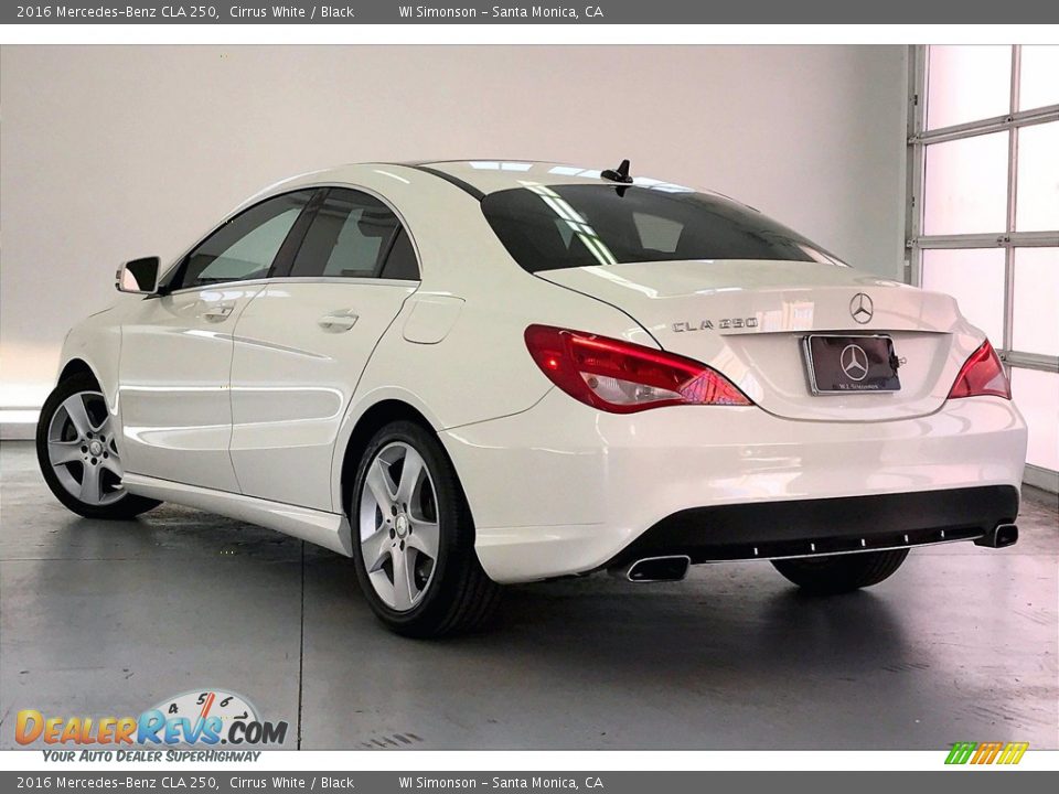 2016 Mercedes-Benz CLA 250 Cirrus White / Black Photo #10