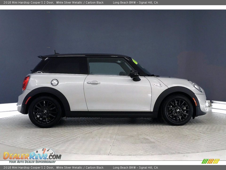 2018 Mini Hardtop Cooper S 2 Door White Silver Metallic / Carbon Black Photo #14