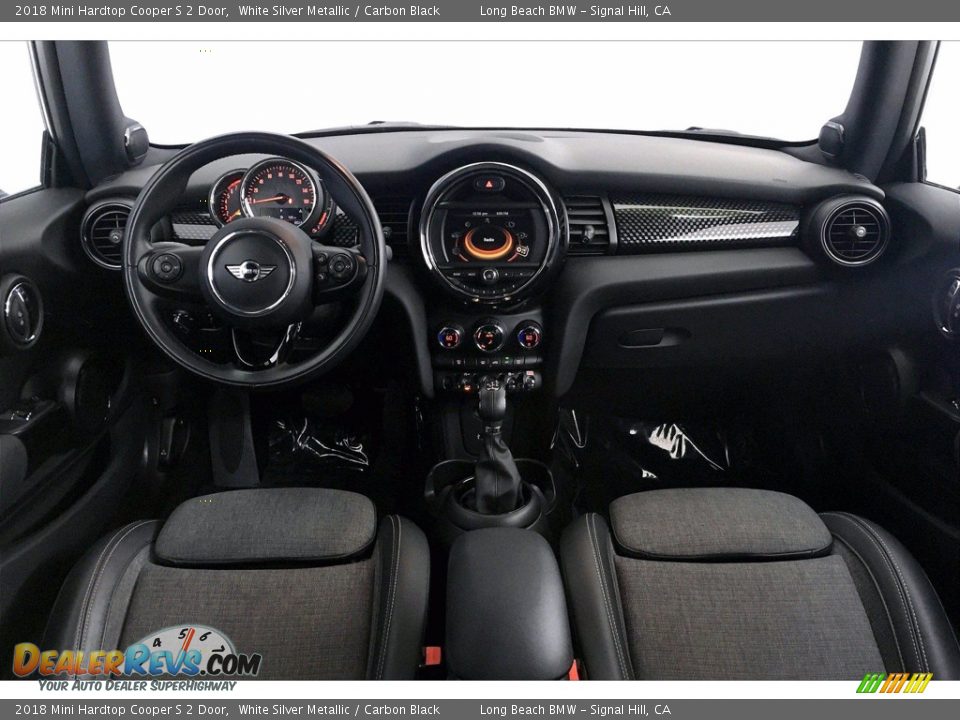 2018 Mini Hardtop Cooper S 2 Door White Silver Metallic / Carbon Black Photo #15