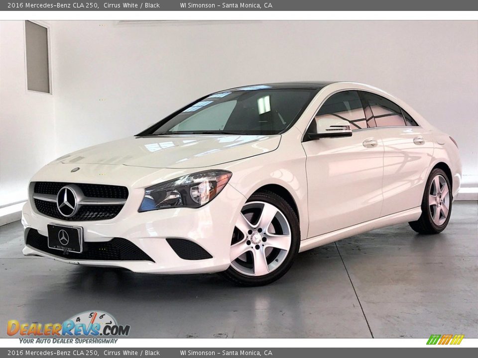 2016 Mercedes-Benz CLA 250 Cirrus White / Black Photo #12