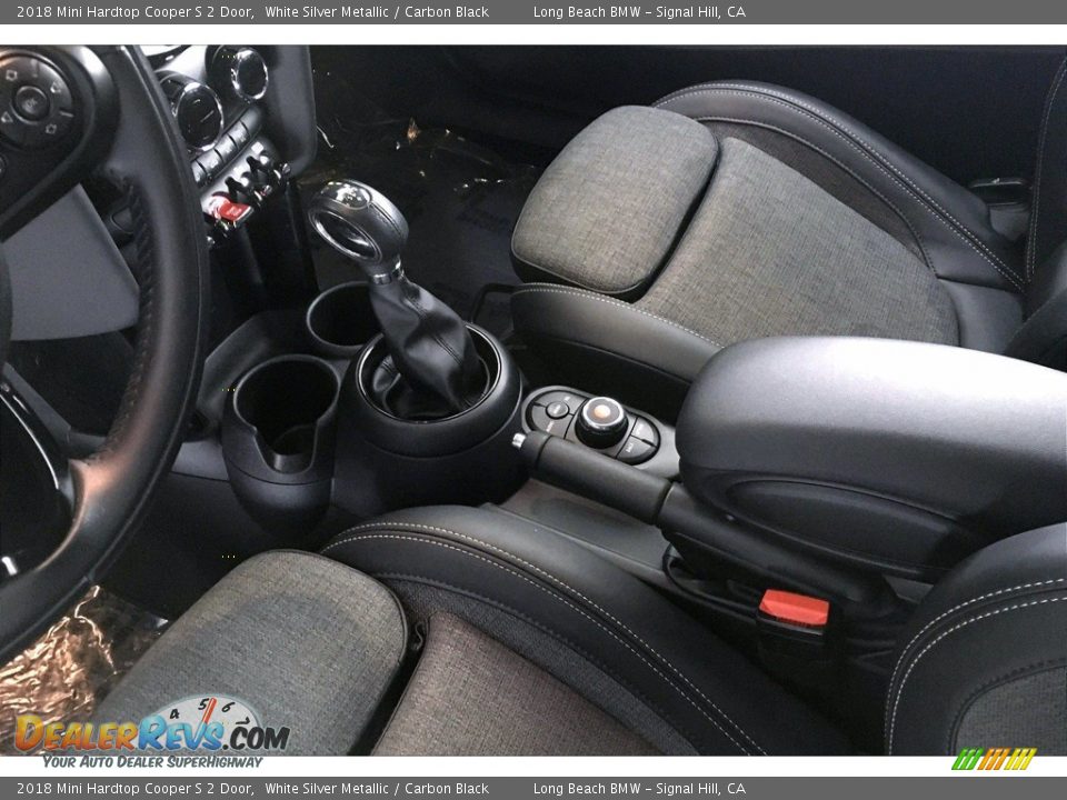 2018 Mini Hardtop Cooper S 2 Door White Silver Metallic / Carbon Black Photo #16