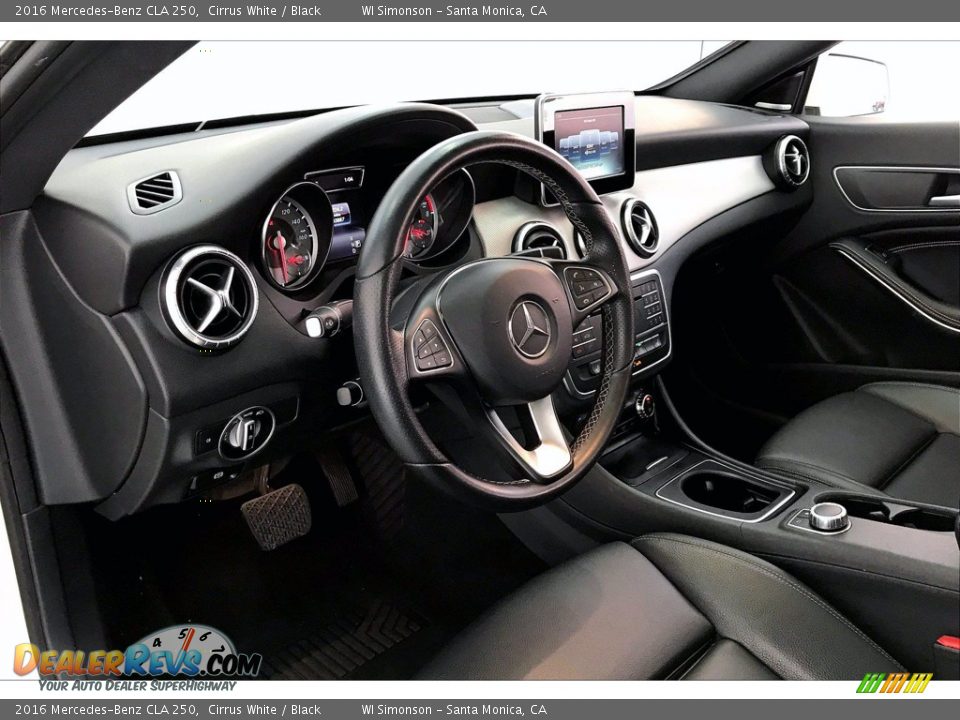 2016 Mercedes-Benz CLA 250 Cirrus White / Black Photo #14