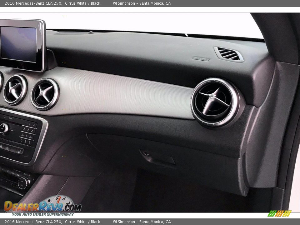 2016 Mercedes-Benz CLA 250 Cirrus White / Black Photo #16