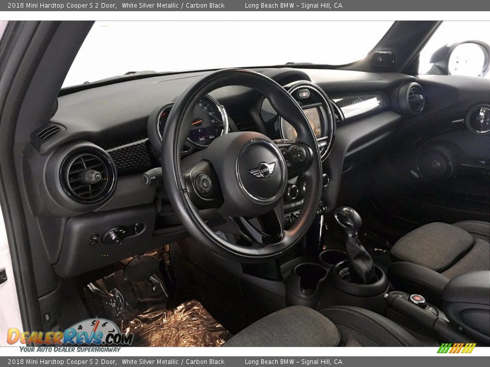 2018 Mini Hardtop Cooper S 2 Door White Silver Metallic / Carbon Black Photo #21