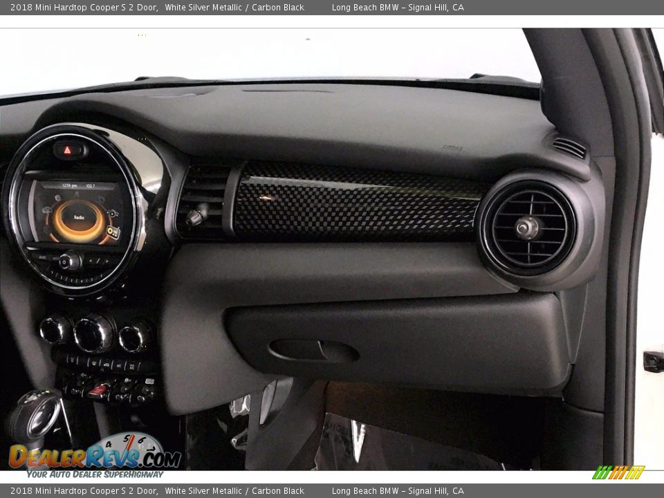 2018 Mini Hardtop Cooper S 2 Door White Silver Metallic / Carbon Black Photo #22