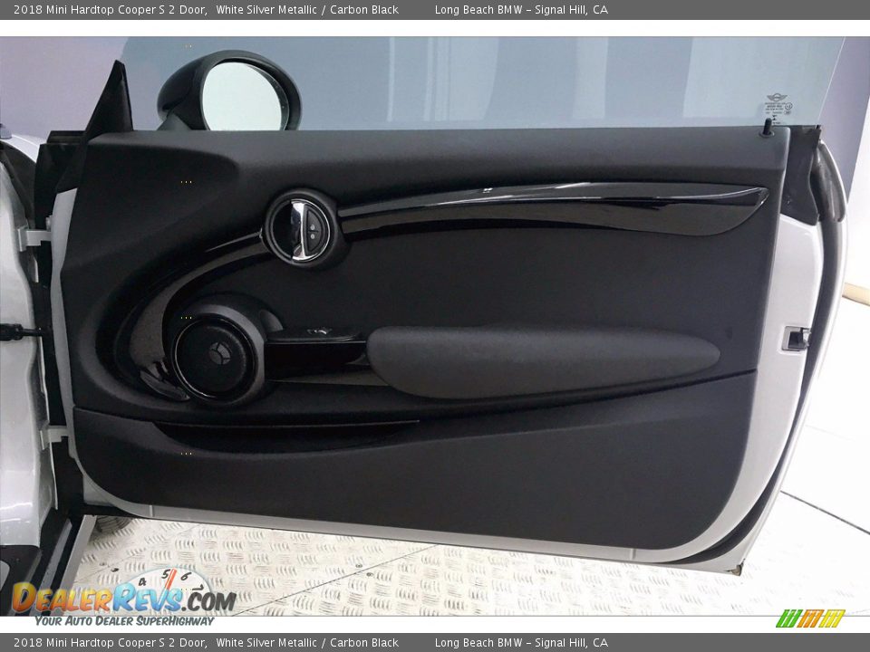 2018 Mini Hardtop Cooper S 2 Door White Silver Metallic / Carbon Black Photo #24