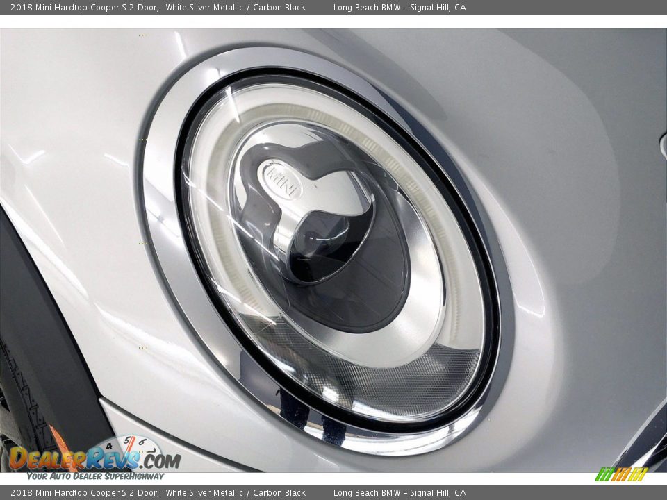 2018 Mini Hardtop Cooper S 2 Door White Silver Metallic / Carbon Black Photo #25