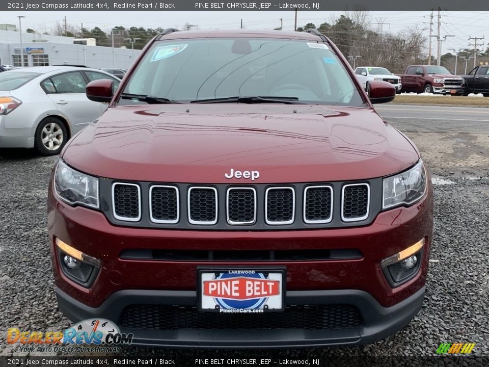 2021 Jeep Compass Latitude 4x4 Redline Pearl / Black Photo #3