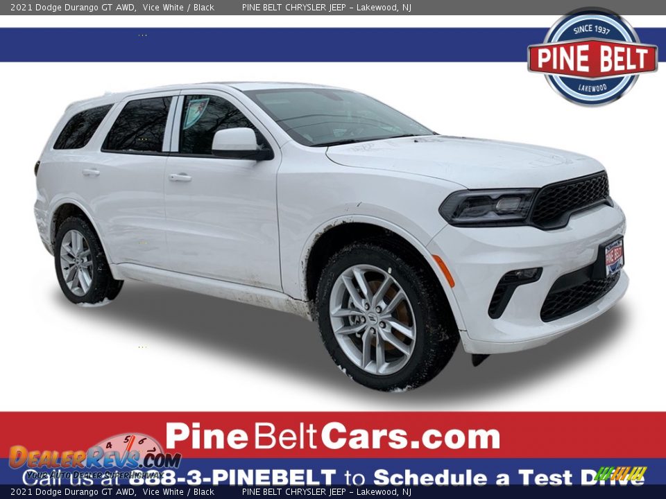 2021 Dodge Durango GT AWD Vice White / Black Photo #1