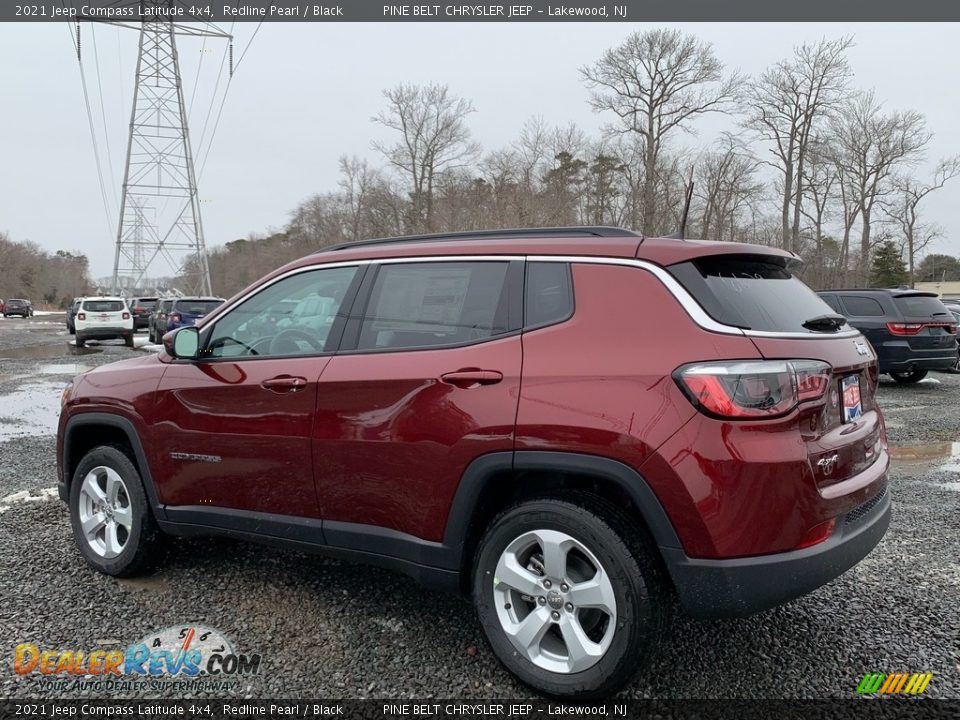 2021 Jeep Compass Latitude 4x4 Redline Pearl / Black Photo #6