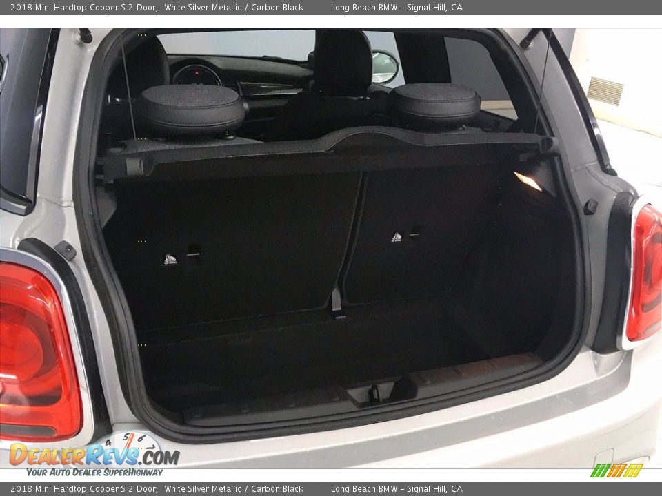 2018 Mini Hardtop Cooper S 2 Door White Silver Metallic / Carbon Black Photo #30