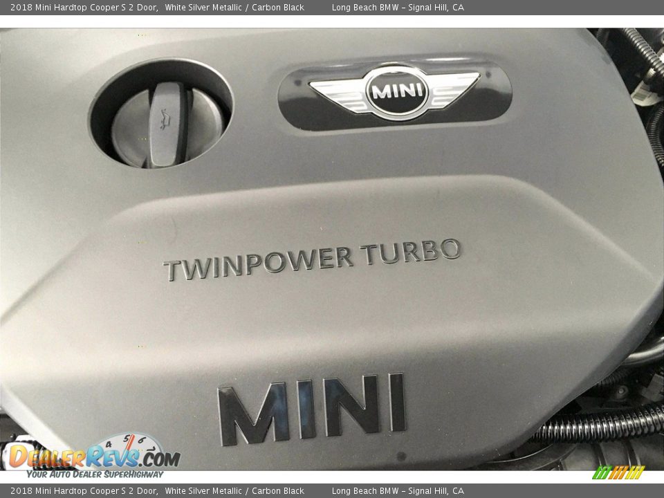 2018 Mini Hardtop Cooper S 2 Door White Silver Metallic / Carbon Black Photo #33