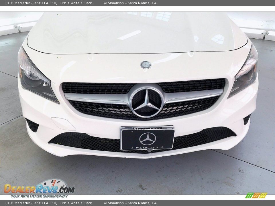 2016 Mercedes-Benz CLA 250 Cirrus White / Black Photo #30