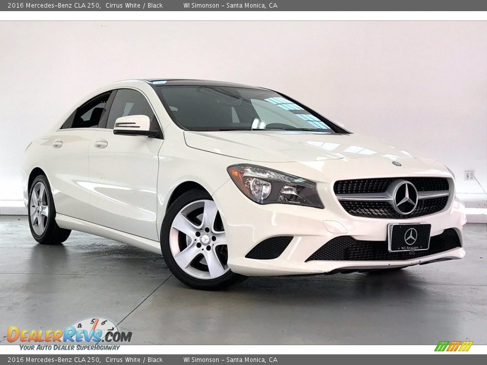 2016 Mercedes-Benz CLA 250 Cirrus White / Black Photo #34