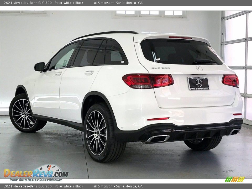 2021 Mercedes-Benz GLC 300 Polar White / Black Photo #2