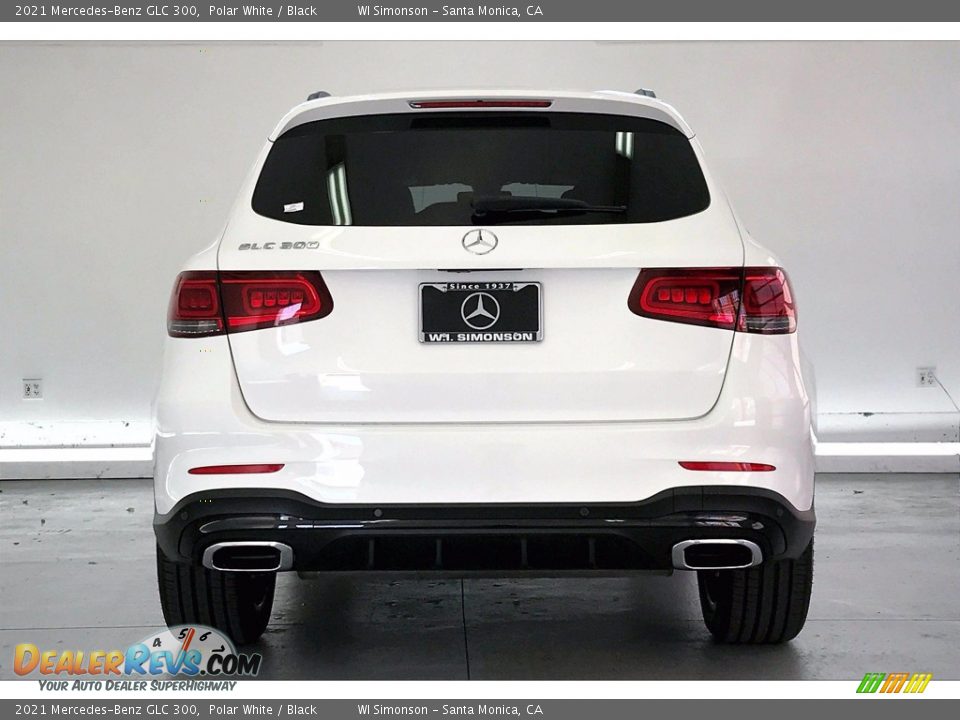 2021 Mercedes-Benz GLC 300 Polar White / Black Photo #3