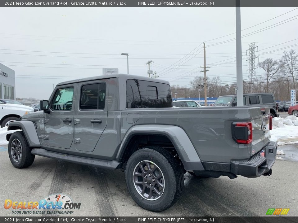 2021 Jeep Gladiator Overland 4x4 Granite Crystal Metallic / Black Photo #6