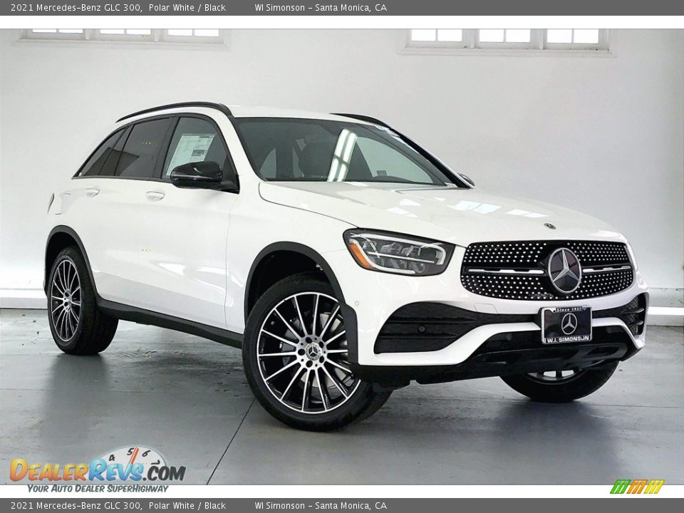 2021 Mercedes-Benz GLC 300 Polar White / Black Photo #11