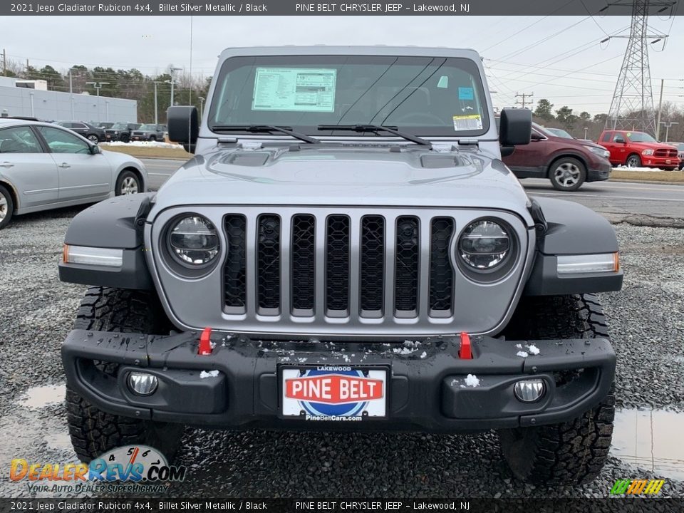 2021 Jeep Gladiator Rubicon 4x4 Billet Silver Metallic / Black Photo #3