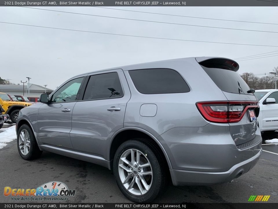 2021 Dodge Durango GT AWD Billet Silver Metallic / Black Photo #4