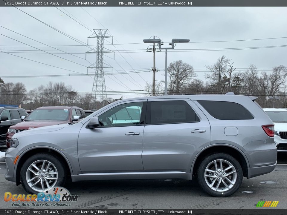 2021 Dodge Durango GT AWD Billet Silver Metallic / Black Photo #13