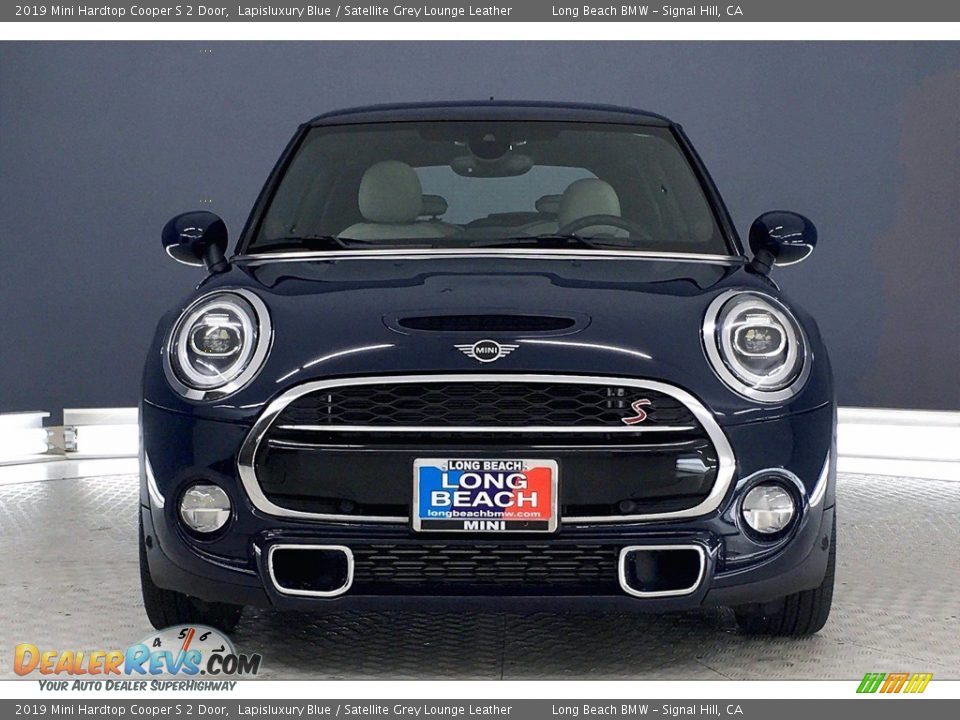 2019 Mini Hardtop Cooper S 2 Door Lapisluxury Blue / Satellite Grey Lounge Leather Photo #2