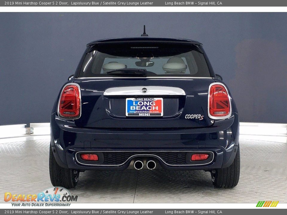 2019 Mini Hardtop Cooper S 2 Door Lapisluxury Blue / Satellite Grey Lounge Leather Photo #3