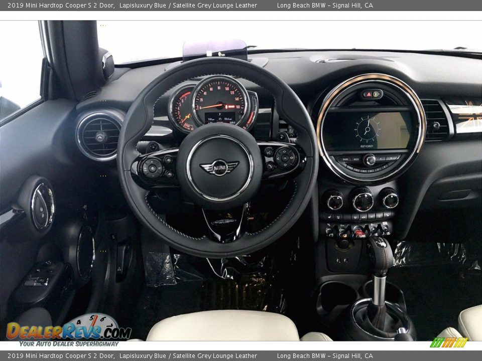 2019 Mini Hardtop Cooper S 2 Door Lapisluxury Blue / Satellite Grey Lounge Leather Photo #4