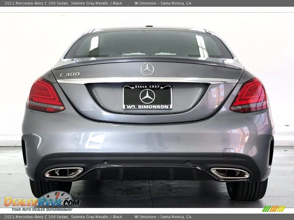 2021 Mercedes-Benz C 300 Sedan Selenite Gray Metallic / Black Photo #3