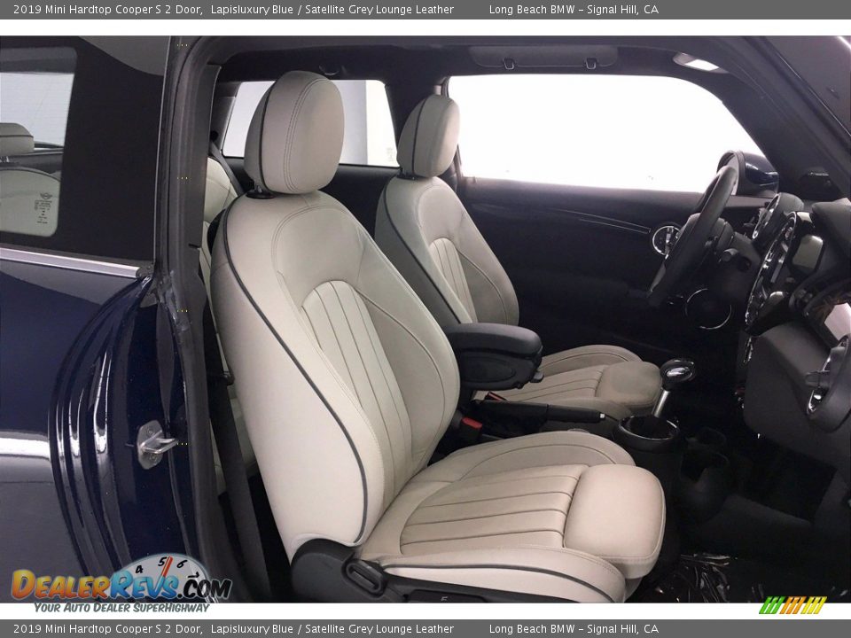 2019 Mini Hardtop Cooper S 2 Door Lapisluxury Blue / Satellite Grey Lounge Leather Photo #6