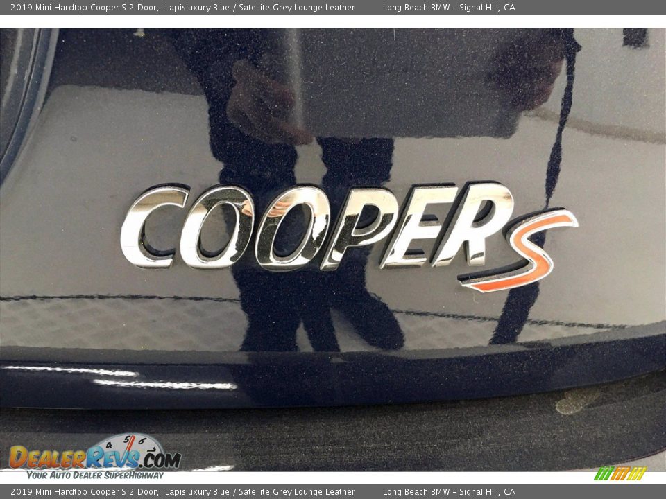2019 Mini Hardtop Cooper S 2 Door Lapisluxury Blue / Satellite Grey Lounge Leather Photo #7